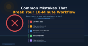  10-minute workflow 