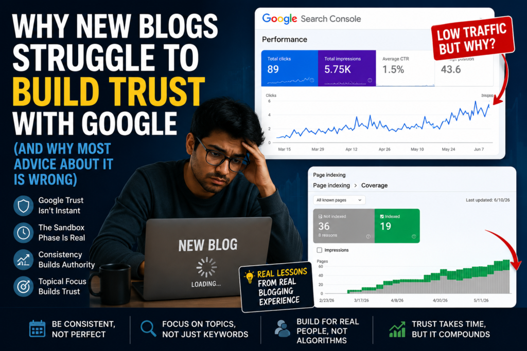New Blogs Struggle to Build Trust With Google