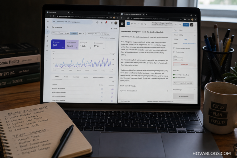 Beginner Blogger Habits